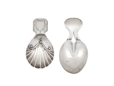 Lot Two George III Silver Caddy-Spoons, by Josiah...