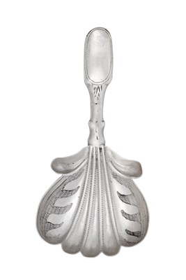 Lot A George IV Silver Caddy-Spoon, by Unite and...