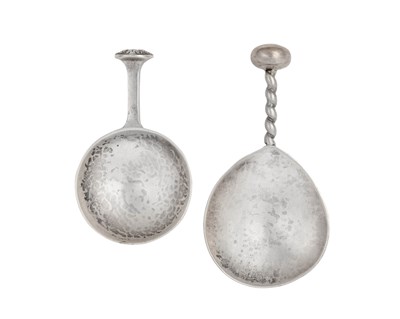 Lot Two George V Silver Caddy-Spoons, by A. E....
