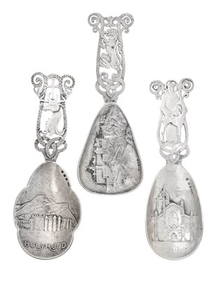 Lot An Edward VII and Two George V Scottish Silver...