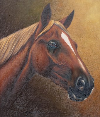Lot 1216 - Werner Schulten (b.1920) German "A Noble Head"...
