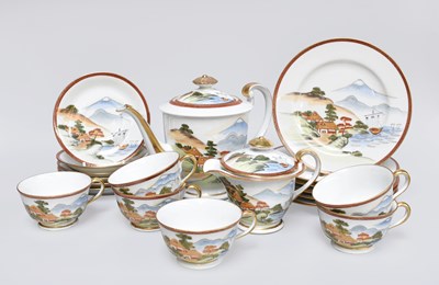 Lot 279 - A Japanese Porcelain Tea Set, together with...