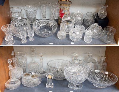Lot 209 - A Waterford Glass timepiece, together with a...