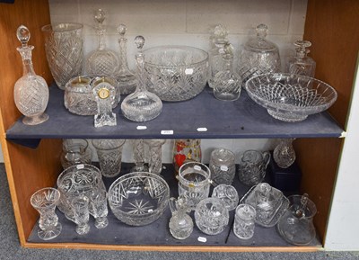 Lot 211 - A Waterford Glass timepiece, together with a...