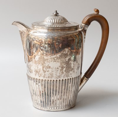 Lot 100 - A Victorian Silver Hot-Water Jug, by Thomas...