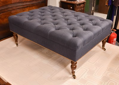 Lot 1160 - A 20th Century Oversized Footstool, with...
