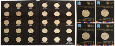 Lot 434 - A Complete Set of London 2012 Olympics 50ps, a...