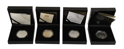 Lot 431 - South Africa, 4x 1oz Fine Silver Krugerrands,...