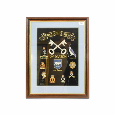Lot 165 - An Elizabeth II Embroidered Panel "Sergeant's...