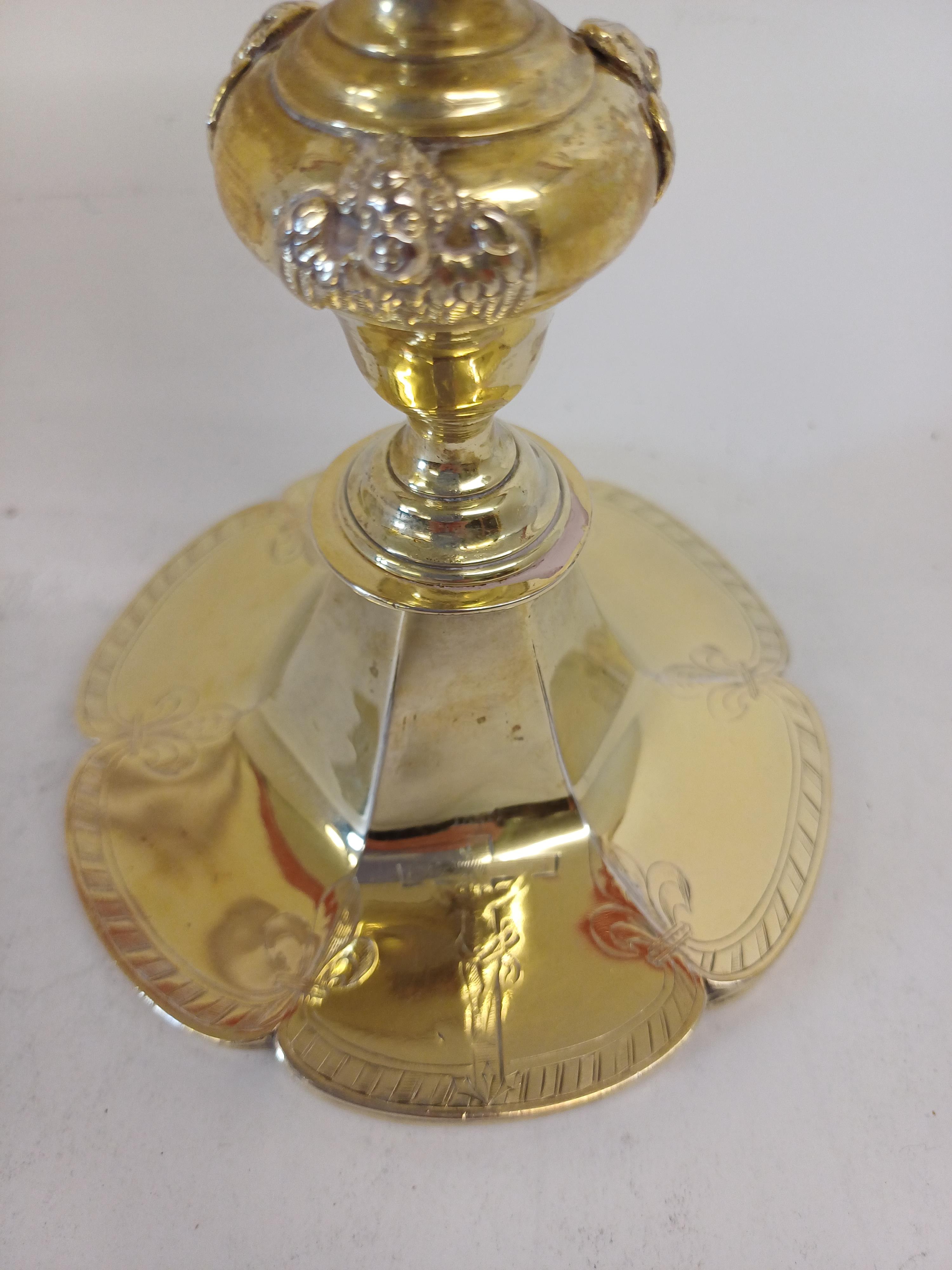 Lot 2619 - A Charles I Silver-Gilt Recusant Chalice
