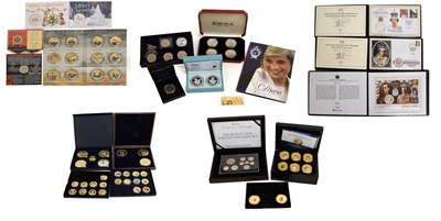 Lot 439 - Assorted Commemorative Crowns and Sets, base...