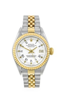 Lot 2364 - Rolex: A Lady's Steel and Gold Automatic...