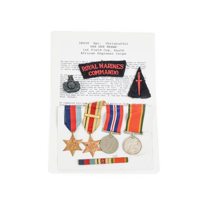 Lot 55 - A Second World War Group of Four Medals,...