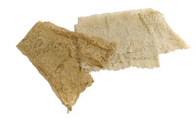 Lot Late 19th Century Brussels Lace Flounce, of...