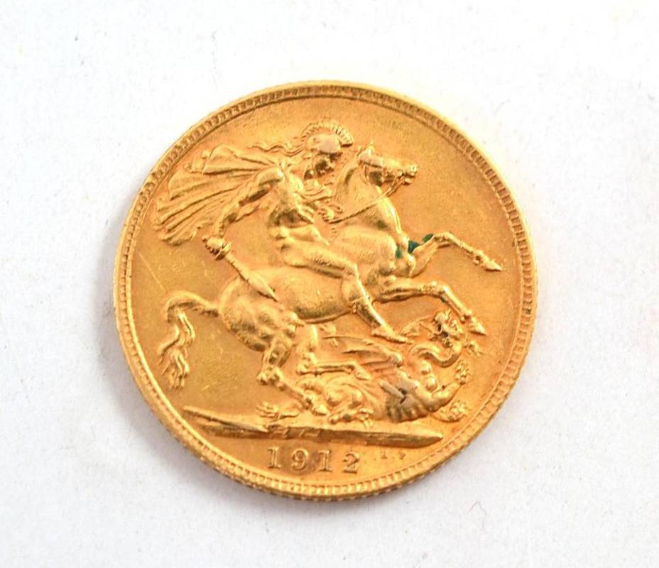 Lot 71 - 1912 gold sovereign