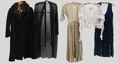 Lot 2202 - Early 20th Century Costume comprising a blue...