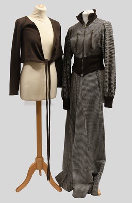 Lot 2207 - Circa 1960/70s Biba Trouser Suit in brown and...