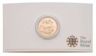 Lot 276 - Elizabeth II, Sovereign 2011; encapsulated and...