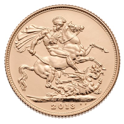 Lot 280 - Elizabeth II, Sovereign 2013; encapsulated and...
