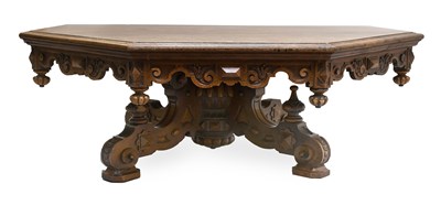 Lot 427 - A Victorian Carved Oak Gothic Revival...