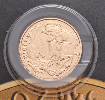 Lot 278 - Elizabeth II, Sovereign 2012, with stylised St....