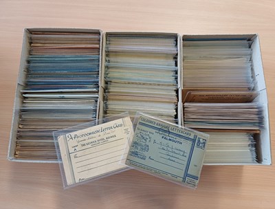 Lot 155 - Letter Cards, a collection of letter...