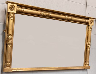 Lot 1165 - A Regency Overmantel Mirror, with gilt frame...