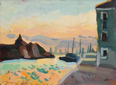 Lot 1190 - Roberto Ferruzzi (1927-2010) Italian "Venezia,...