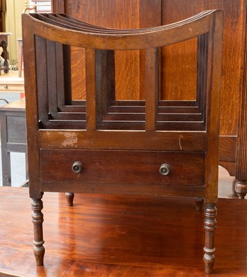 Lot 1202 - A Regency Mahogany Four Diversion Canterbury,...