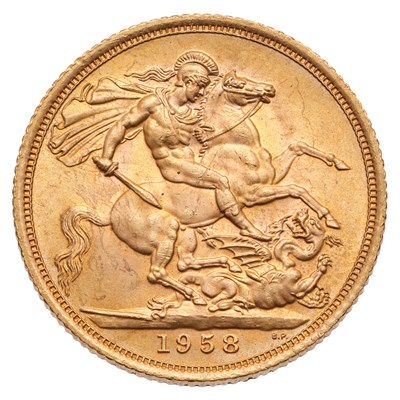 Lot 241 - Elizabeth II, Sovereign 1958; uncirculated...