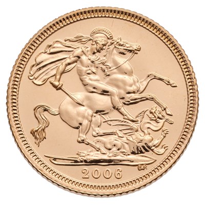 Lot 300 - Elizabeth II, Half Sovereign 2006, with...