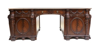 Lot 367 - An Impressive Carved Mahogany and...