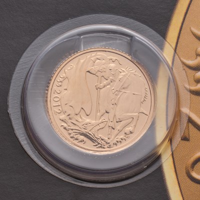 Lot 303 - Elizabeth II, Half Sovereign 2012, with...
