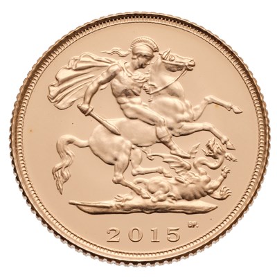 Lot 307 - Elizabeth II, Half Sovereign 2015;...