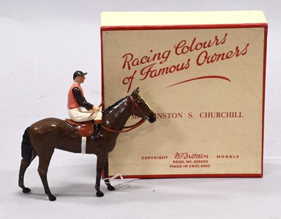 Lot 3353 - Britains Racing Colours Mr Winston S Churchill