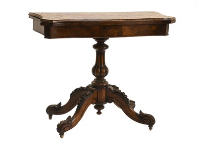 Lot 517 - A Victorian Figured Walnut and...