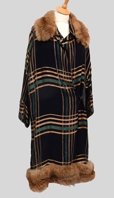 Lot 2295 - An Early 20th Century Black, Green and Gold...
