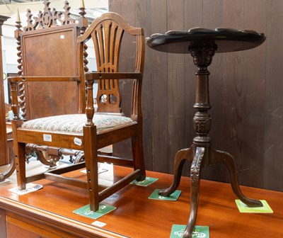 Lot 1254 - A 19th Century Mahogany Child's Chair,...