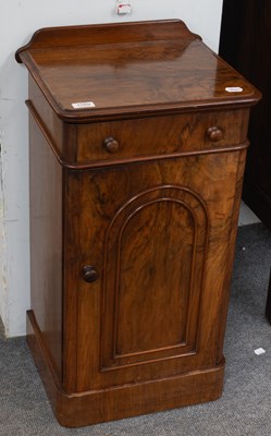 Lot 1169 - A Victorian Walnut Pot Cupboard, 39cm by 33cm...