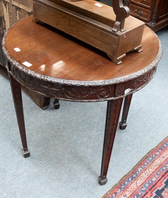Lot 1190 - An Adam Revival Carved Mahogany Centre Table,...