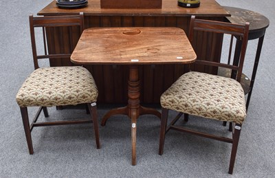 Lot 1134 - A 19th Century Mahogany Tilt-top Tripod Table,...