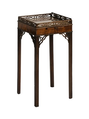 Lot 619 - A George III Mahogany Kettle Stand, late 18th...