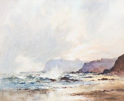 Lot 411 - Robert Leslie Howey (1900-1981) Seascape with...