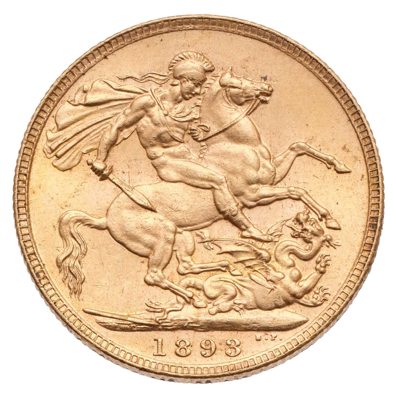 Lot 157 - Victoria, Sovereign 1893; good extremely fine...