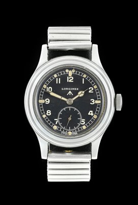 Lot 2337 - Longines: A World War II Military Wristwatch,...