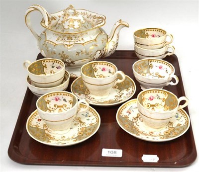 Lot 108 - Coalport tea service