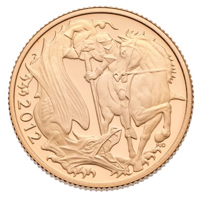 Lot 277 - Elizabeth II, Proof Sovereign 2012, featuring...