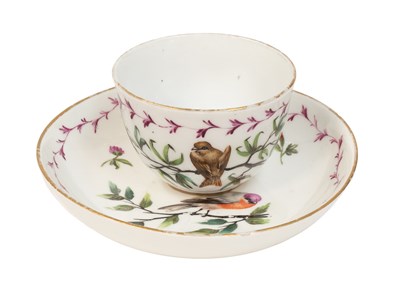 Lot 129 - A Loosdrecht Porcelain Tea Bowl and Saucer,...