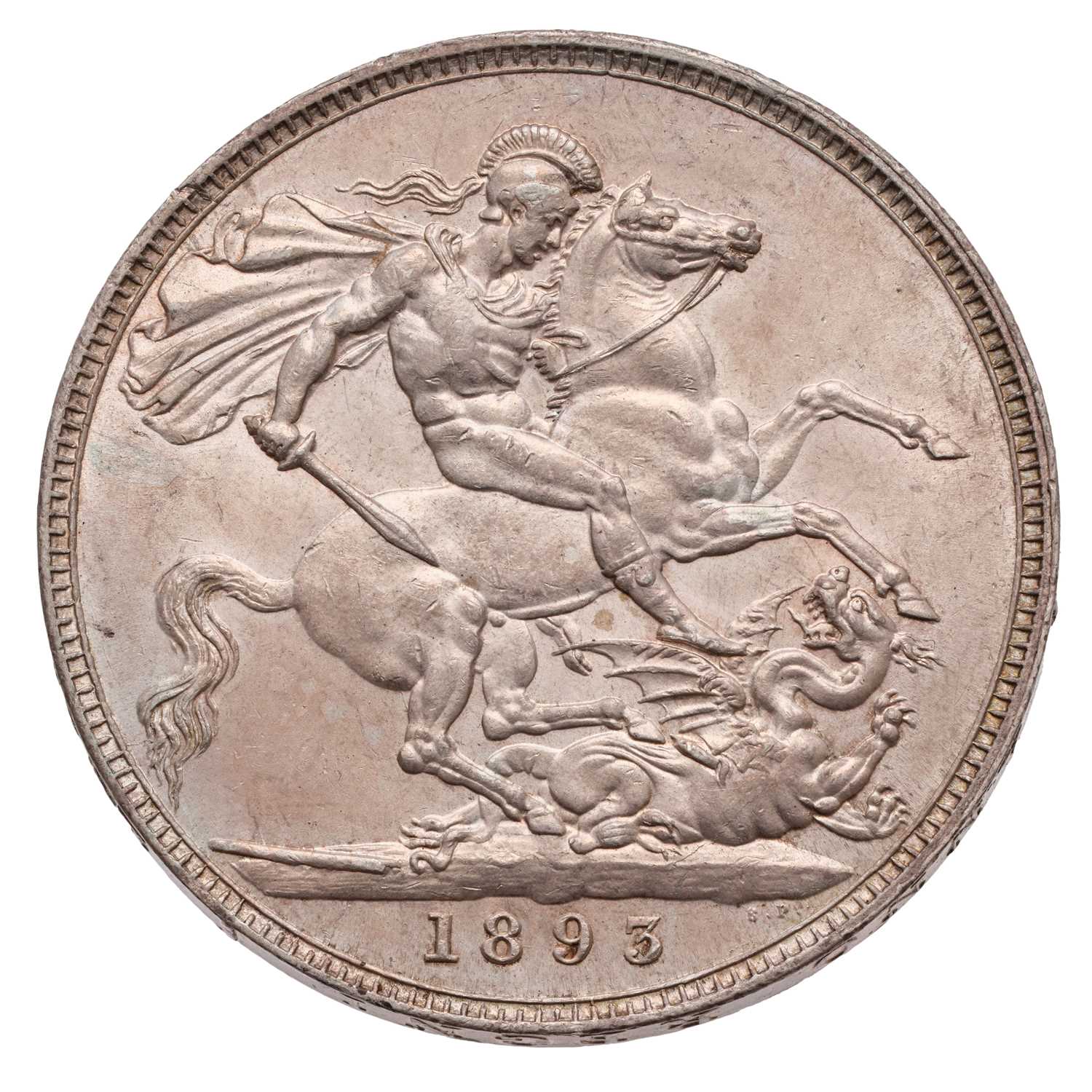 Lot 52 - Victoria, Crown 1893, LVI, (Bull 2593, ESC 303,...