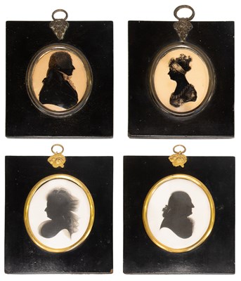 Lot 185 - William Hamlet of Bath: Two Silhouette...
